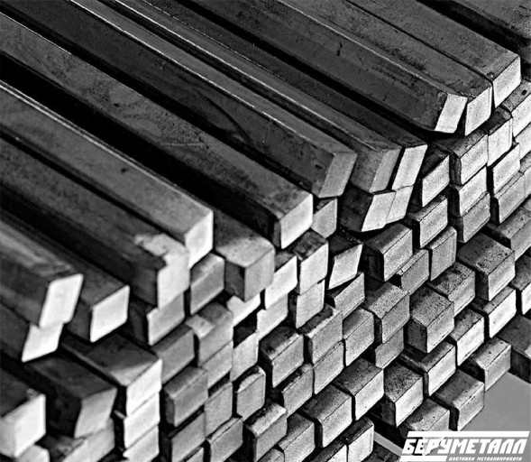 Квадрат стальной, 10х10 мм