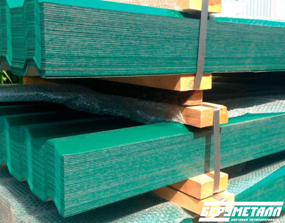 Профнастил С-8, 1200х2000х0,45мм, RAL 6005 (Зеленый мох)