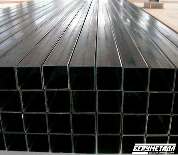 Профиль замкнутый 100х100х5х12000 мм, ГОСТ 30245-2003